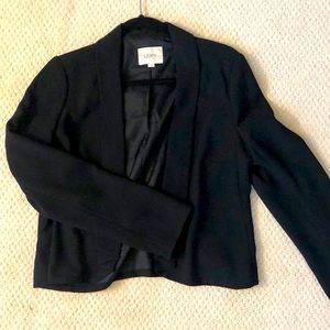 Size 10 Loft cropped, open-front blazer